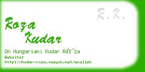 roza kudar business card